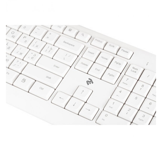 Клавіатура 2E KS220 Wireless White (2E-KS220WW)