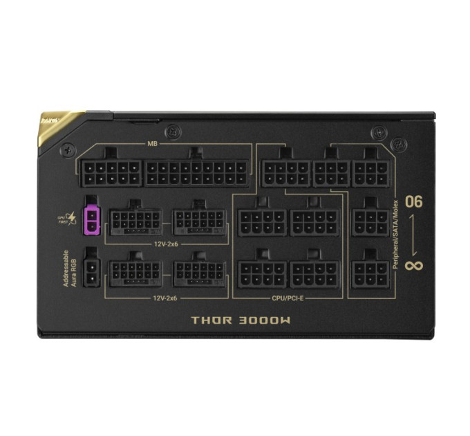 ASUS Блок живлення Asus ROG Thor 3000W Titanium III Edition 20 (ROG Equalizer) (90YE00VA-B0NA00)