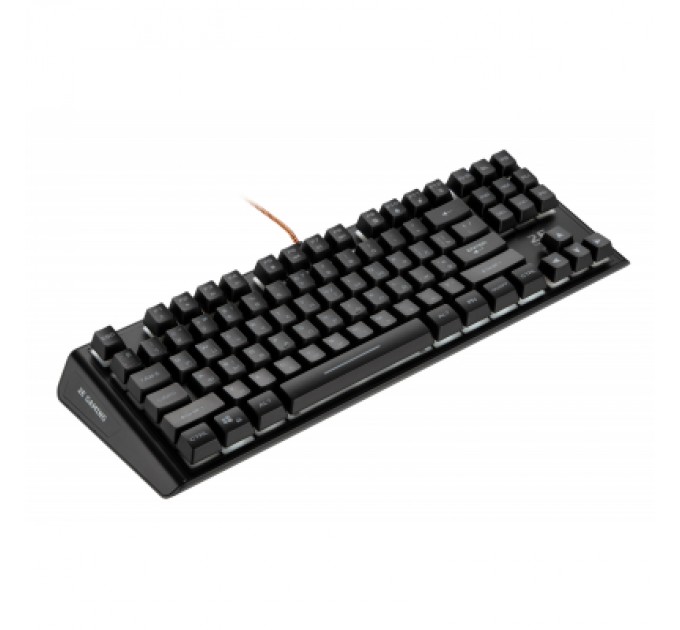 Клавіатура 2E KG355 LED 87key USB Black Ukr (2E-KG355UBK)