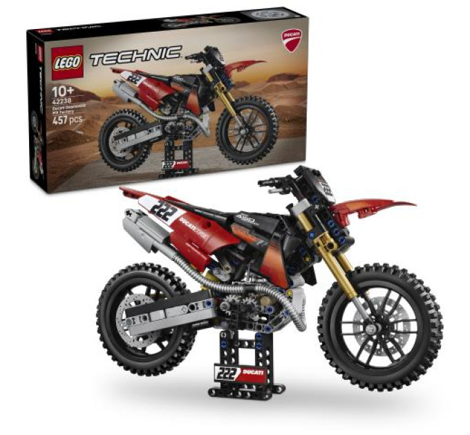 LEGO Конструктор LEGO Technic Мотоцикл Ducati Desmo450 MX Factory (42238)