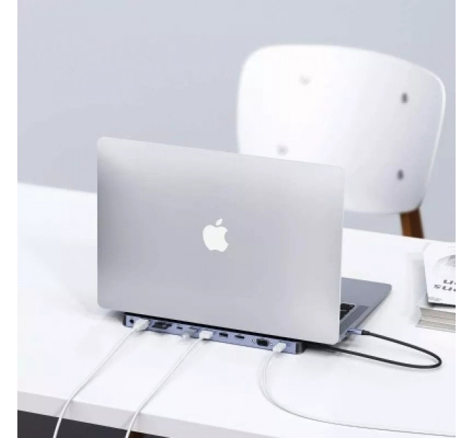 Концентратор Choetech USB-C 11-in-1 (HUB-M20-GY)