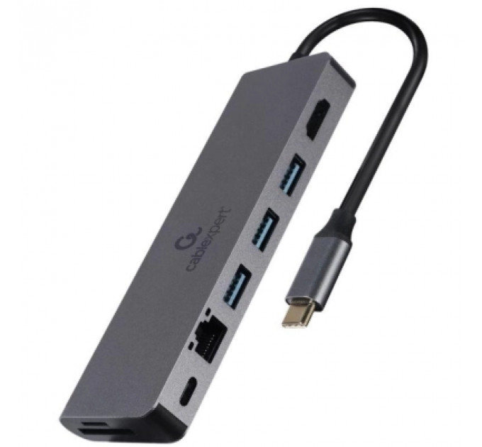 Концентратор Cablexpert USB-C 5-in-1 (A-CM-COMBO5-05)