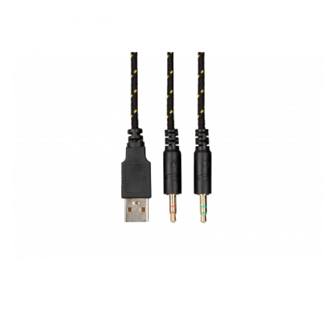2E Навушники 2E HG300 LED 3.5mm Black (2E-HG300BK)