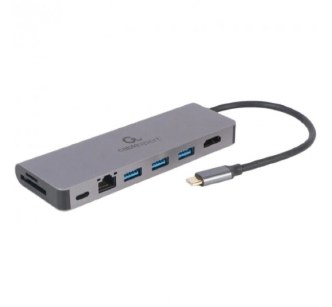 Концентратор Cablexpert USB-C 5-in-1 (A-CM-COMBO5-05)