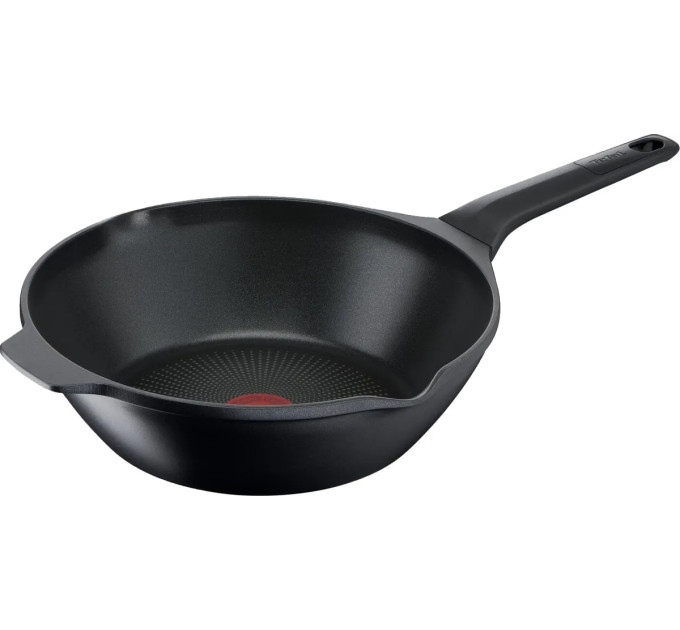 Tefal Сковорода ВОК Tefa DELICIO, 28см, алюміній, бакеліт, чорний