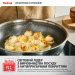 Tefal Kitchenware Сковорода Tefal Emotion+ Power, 28см, з кришкою, нержавіюча сталь, серцевина-алюміній, хромована сталь, бакеліт, скло