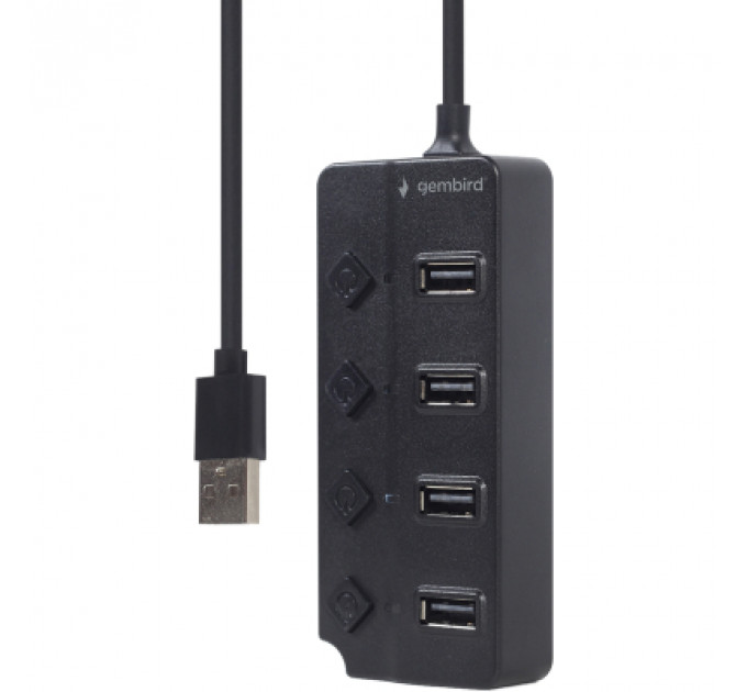 Концентратор Gembird USB 2.0 4 ports (UHB-U2P4P-01)