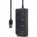 Концентратор Gembird USB 2.0 4 ports (UHB-U2P4P-01)
