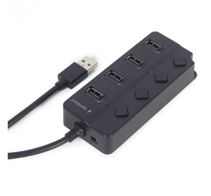 Концентратор Gembird USB 2.0 4 ports (UHB-U2P4P-01)