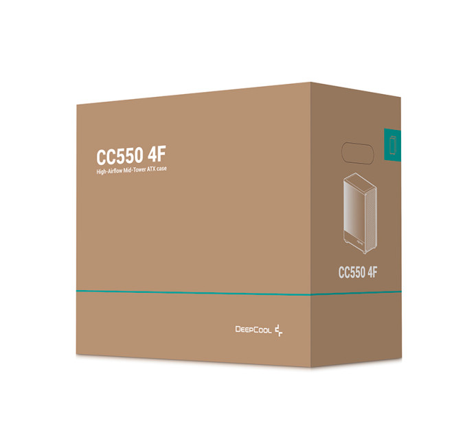 Deepcool Корпус DeepCool CC550 4F Black (R-CC550BKANA4-G)