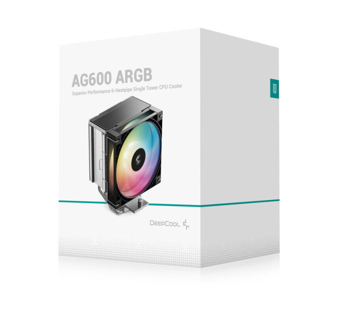 Deepcool Кулер процесорний DeepCool AG600 ARGB Black (R-AG600-BKAMMG2-G)