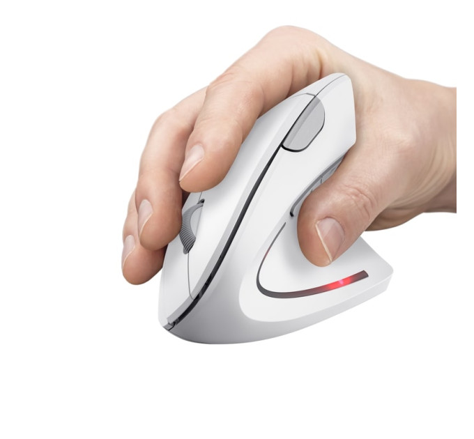 Trust Миша Trust Verto Ergonomic, WL, білий