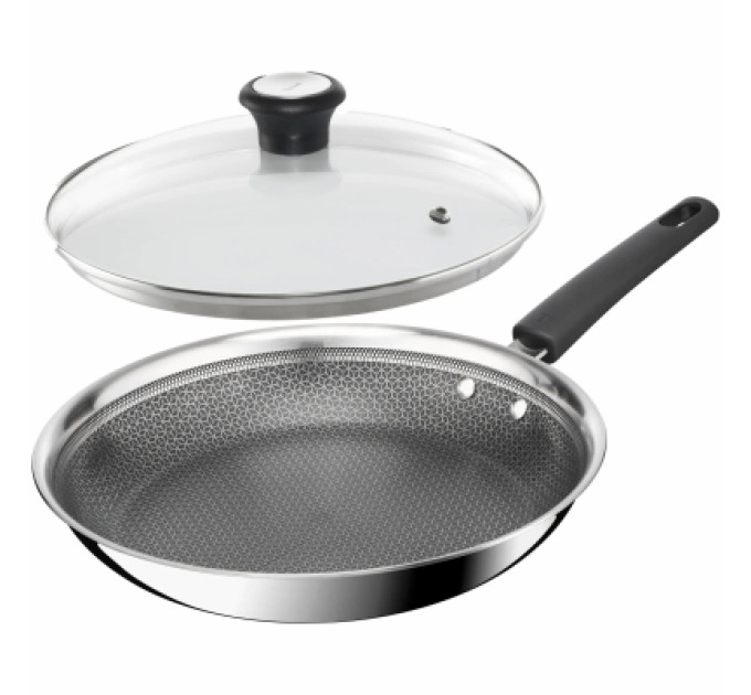 Tefal Сковорода Tefal Emotion+ Power 28 см з кришкою (SET_E3410655)