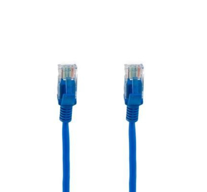 Extradigital Патч-корд 0.5м, UTP, cat.5e, CCA, blue Extradigital (KBP1765)