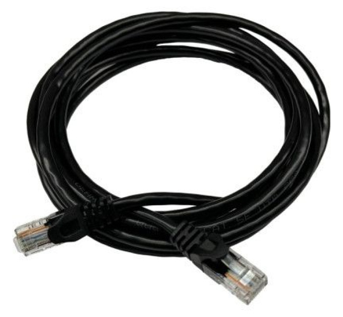 GEAR Патч-корд 0.25м UTP cat.5e, CCA, 24AWG, black GEAR (GPC-UTPCCARJ45-0.25B)