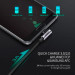 Ugreen Дата кабель USB 2.0 AM to USB-C 3.0m 3A US284 90° corner black Ugreen (70255)