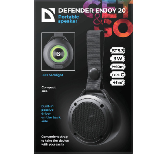 Defender Акустична система Defender Enjoy 20 Black (65920)