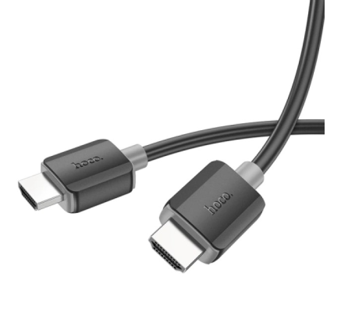 HOCO Кабель мультимедійний HDMI M to HDMI M 2.0m V2.0 4K black HOCO (6931474799395)