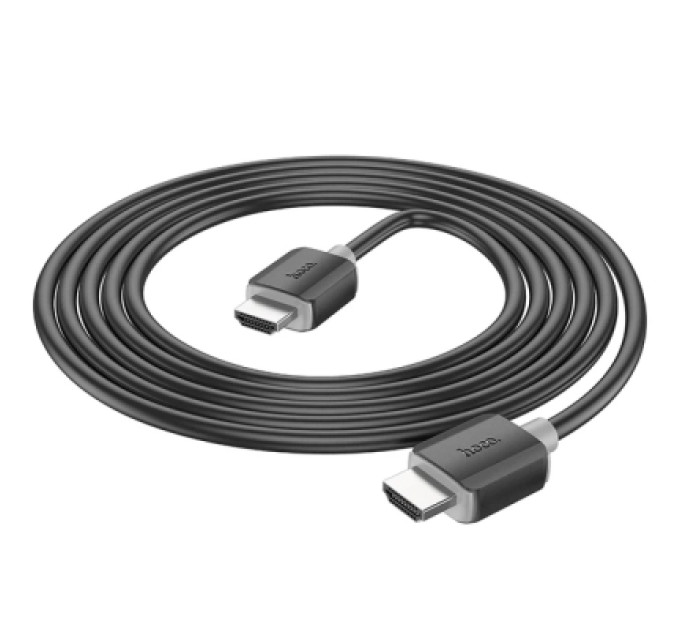 HOCO Кабель мультимедійний HDMI M to HDMI M 2.0m V2.0 4K black HOCO (6931474799395)