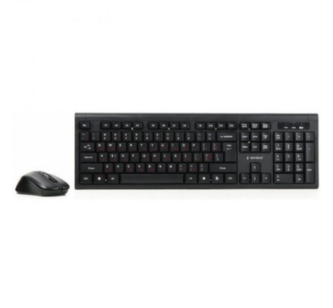 Комплект Gembird KBS-WM-03-UA Wireless Black (KBS-WM-03-UA)