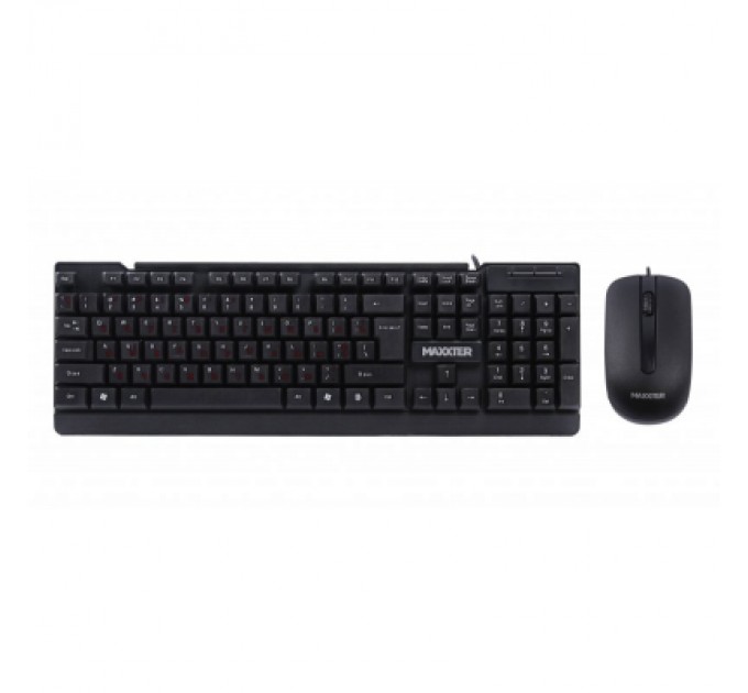 Комплект Maxxter KMS-CM-01-UA USB Black (KMS-CM-01-UA)