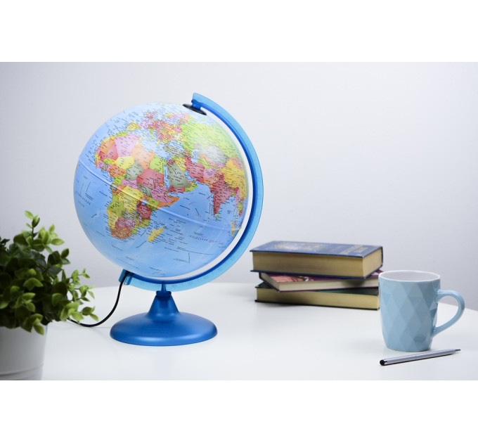 TECNODIDATTICA Глобус Tecnodidattica NIGHT&DAY 25 см з підсвіткою (українська мова)