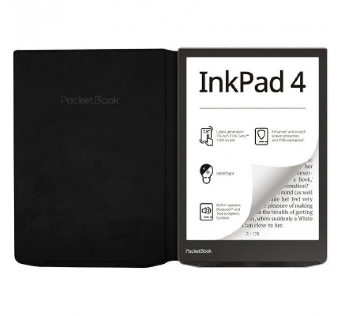 Чохол до електронної книги Pocketbook 743 Flip cover black (HN-FP-PU-743G-RB-WW)