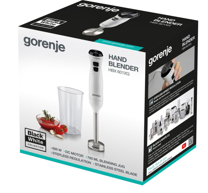Gorenje Занурювальний блендер Gorenje HBX601XG (HB5023Z-GS)