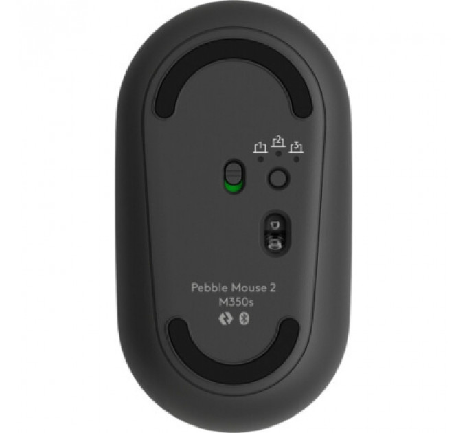 Мишка Logitech Pebble M350s Wireless Graphite (910-007015)