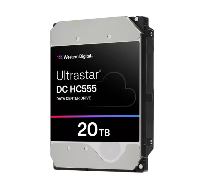 WESTERN DIGITAL Запам’ятовувальний пристрій на жорстких дисках HDD SATA 20TB 7200RPM 512MB DC HC555 0B48724 WD