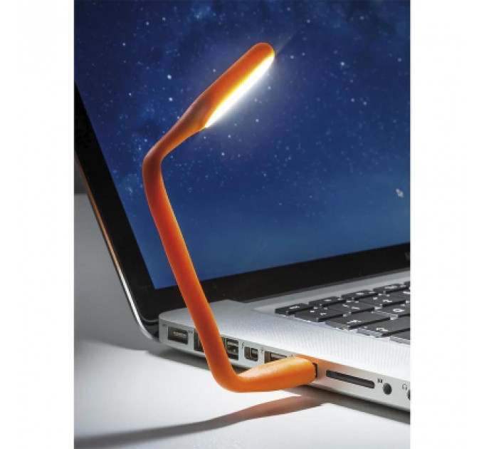 Лампа USB Optima LED, гнучка, 2 шт, помаранчевий (UL-001-OR2)