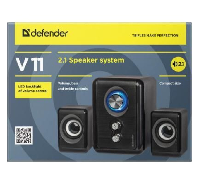 Defender Акустична система Defender V11 Black (65111)
