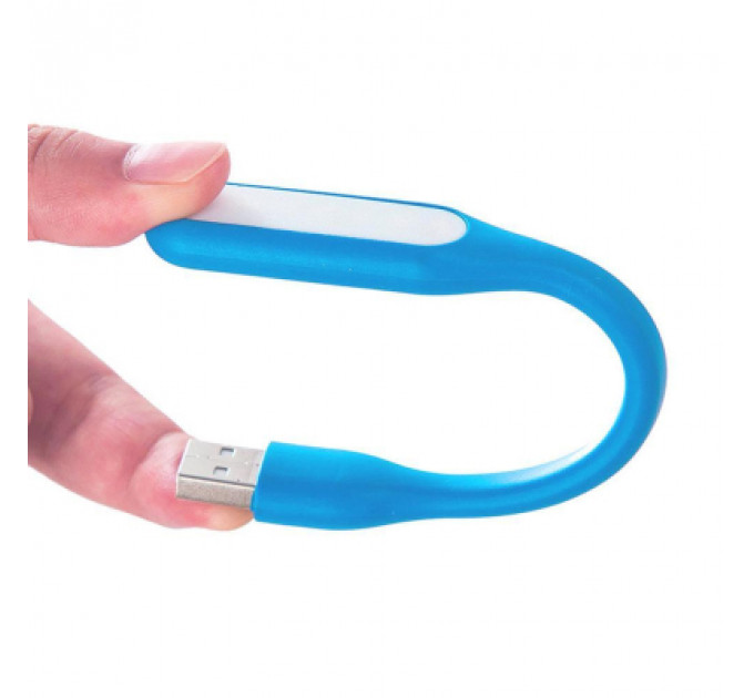 Лампа USB Optima LED, гнучка, 2 шт, синій (UL-001-BLU2)