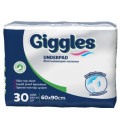 Giggles Пелюшки для малюків Giggles 60х90 см 30 шт (8680131202034)