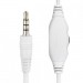 Навушники Gembird MHS-03 White/Red (MHS-03-WTRD)