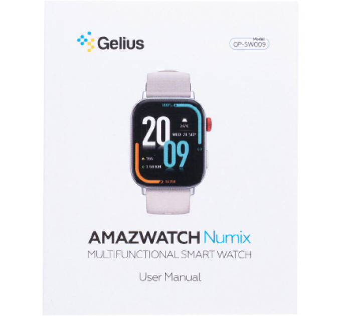 Gelius Смарт-годинник Gelius Pro GP-SW009 (Amazwatch Numix) Gold (2099900996870)