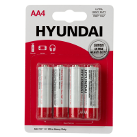 Батарейка Hyundai R6 AA BL4 Heavy Duty 