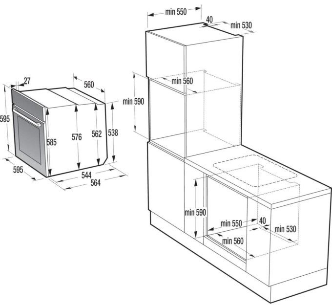 Електрична духова шафа Gorenje BPSA 6747 DGWI