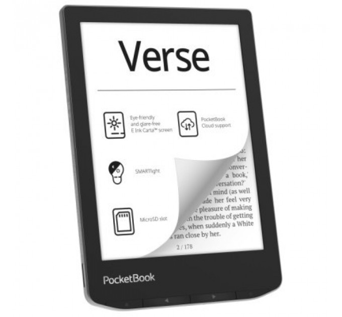 Електронна книга Pocketbook 629 Verse Mist Grey (PB629-M-CIS)
