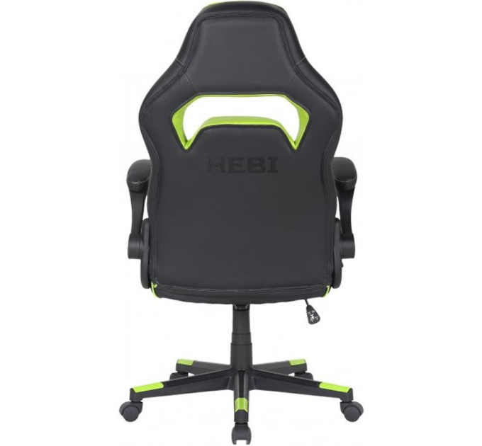 2E Крісло для геймерів 2E Gaming Hebi Black/Green (2E-GC-HEB-BK)