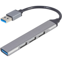 Хаб Gembird UHB-U3P1U2P3-02 , з USB-A на 4x-USB