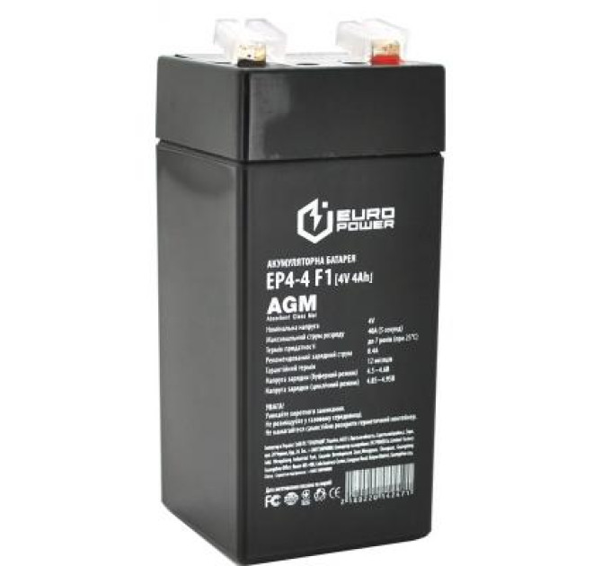 Europower Батарея до ДБЖ Europower EP4-4F1, 4V-4Ah (EP4-4F1)