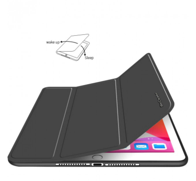 Чохол до планшета BeCover Tri Fold Soft TPU Silicone Apple iPad Pro 12.9 2020/2021/2022 Black (709712)