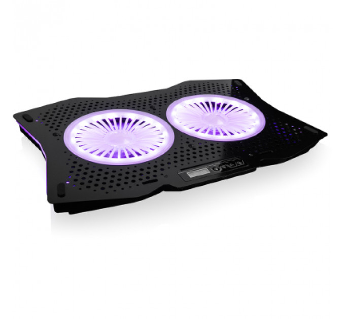 Підставка до ноутбука Modecom SILENT FAN MC-CF18 RGB (PL-MC-CF-18-RGB)