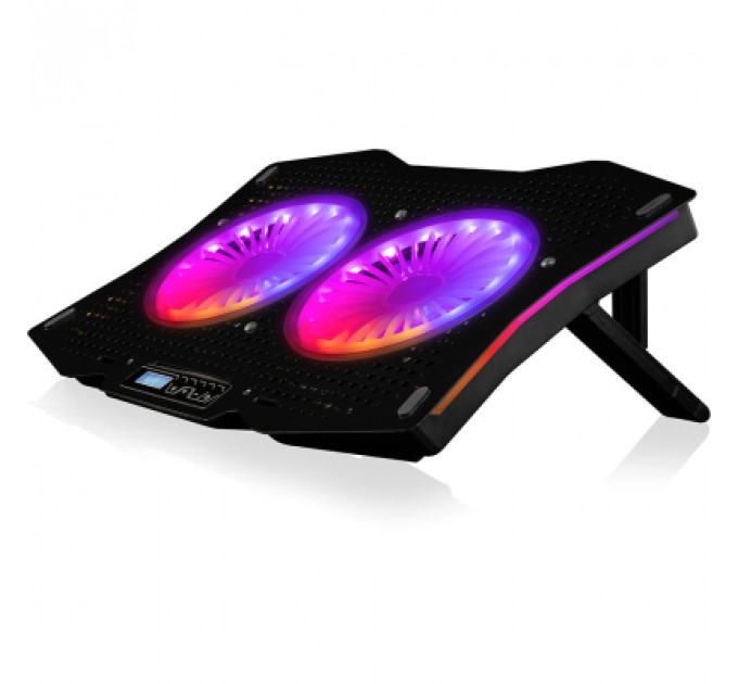 Підставка до ноутбука Modecom SILENT FAN MC-CF18 RGB (PL-MC-CF-18-RGB)