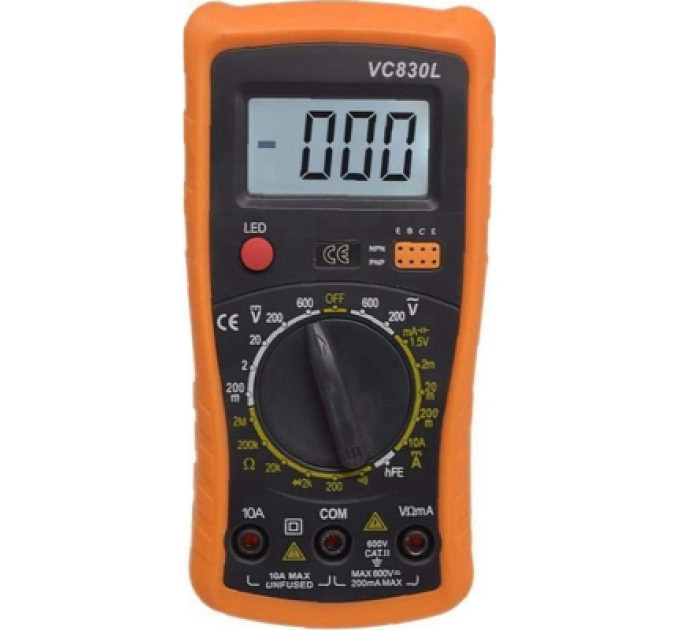 Victor Цифровий мультиметр Victor VC830L, V, A, R, Hz (VC830L)
