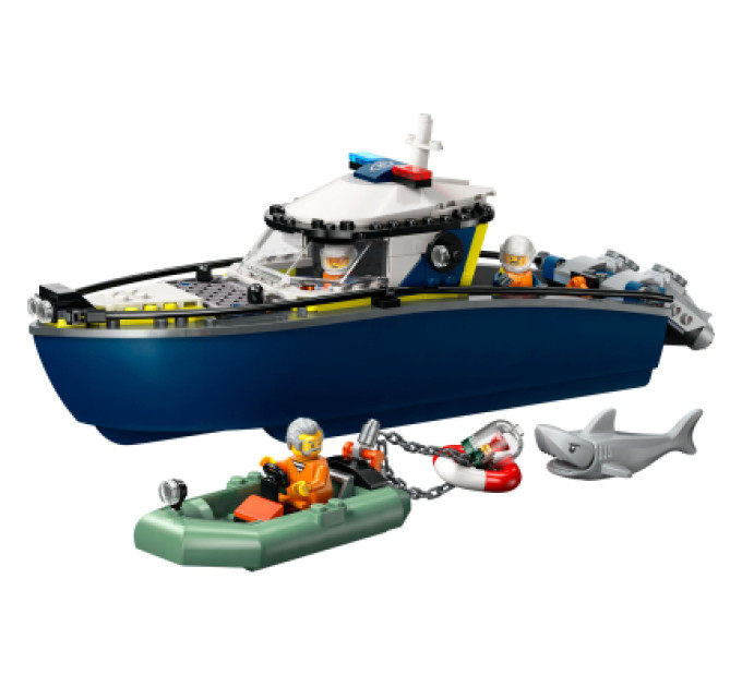 LEGO Конструктор LEGO City Переслідування на поліцейському катері (60456)