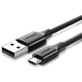 Ugreen Дата кабель USB 2.0 AM to Micro 5P 0.25m 2A US289 black Ugreen (60134)