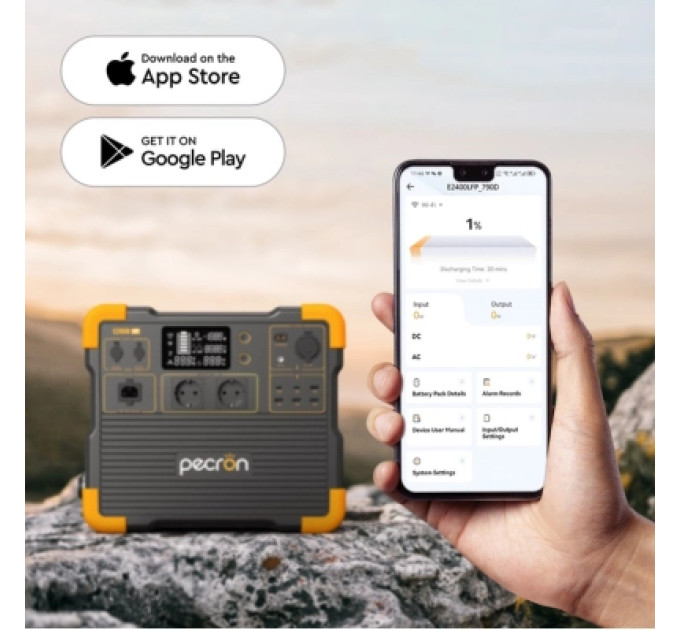 Pecron Зарядна станція Pecron 2400W 2048Wh (E2400LFP)
