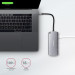 AXAGON Хаб концентратор AXAGON HMC-6M2 SuperSpeed USB-C COMBO 6in1 hub, Grey